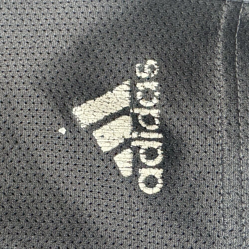 Adidas Training Shorts Mens Medium Black Gray Climalite Workout Basketball Gym - Picture 3 of 7